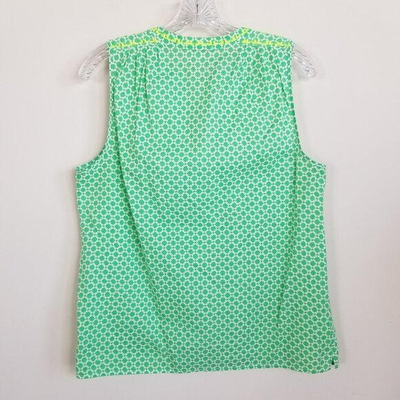 J Crew Factory Sleeveless Top Front Tie Size 6 - Picture 3 of 3